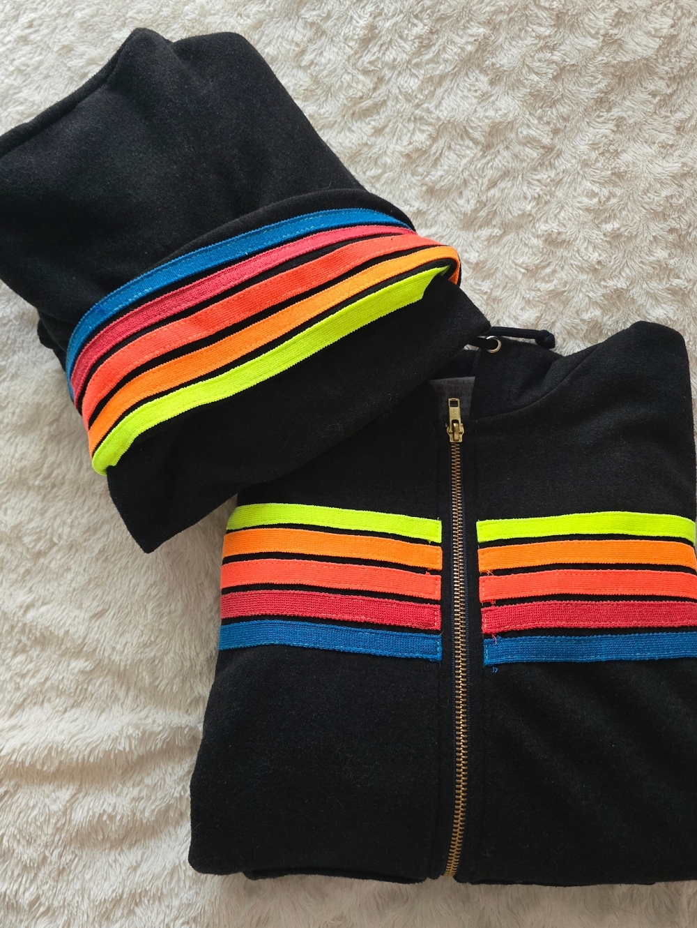 Aviator Nation Black and Neon 5 Stripes Set - Picture 2 of 5
